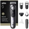 Barzdaskutė Braun BeardTrimmer 9 80789785, AC/Baterija, Pilkas