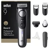 Barzdaskutė Braun BeardTrimmer 9 BT9520, Washable, Baterija, Juodas, Pilkas