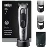 Braun Plaukų kirpimo mašinėlė Series 7 su 5 stiliaus priedais Hc7590 Pilka