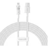 Baseus Gem USB į IP 2.4A greito įkrovimo laidas 2 m Baltas