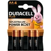 Baterijos, Duracell PLUS POWER, AA šarminės – 4 vnt./pak.