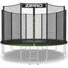 Batutas Zipro Jump Pro su išoriniu tinklu 12FT 374cm