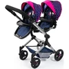 Bayer Design Bayer - Twin Pram - Neo - Violetinė (26254AA)