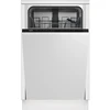 Indaplovė Beko DIS35025, Fully built-in, Slimline (45 cm), Baltas, Juodas, Mygtukai, LED
