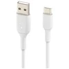 Kabelis USB Belkin USB-A - USB-C 1 m Baltas (CAB001BT1MWH2PK)