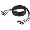 Šakotuvas Belkin DVIGUBAS DP/USB/AUD SKVM CBL DUAL DP/USB/AUD SKVM CBL