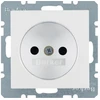 Berker 6167331909, 2P, baltas, termoplastinis, 250 V, 16 A, 50/60 Hz