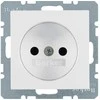 Berker 6167331909, 2P, baltas, termoplastinis, 250 V, 16 A, 50/60 Hz