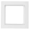 Hager Polo 10116099 Berker Q.3 Vieno rėmo horizontalus/vertikalus baltas aksomas 10116099