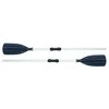 Bestway 2 vnt. sekcijiniai aliumininiai irklai, daugiafunkcis irklas, juodas, metalinis, aliuminis, blisterinė pakuotė, 1450 mm, 2,18 m