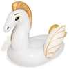 Bestway Pripučiamas plaukiojimo plaustas PEGASUS, 62.5" x 43"/1.59m x 1.09m, baltos/auksinės spalvos