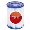 Bestway Filtro kasetė (II), Filtro siurblio kasetė, Mėlyna, Balta, 58148, 58117, 205 g, Folijos maišelis, 106 mm