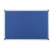 Pinnwand Bi-Office® Maya 90x120 cm, Aluminiumrahmen, blau