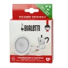 Gaskets and filter plate for Bialetti alum. 6-cup moka pots