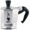 Kavos aparatas Bialetti elektrinis moka puodas, 0,09 l, malta kava, aliuminis, juodas