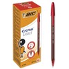 Bic BIC Cristal Exact Kuglepenne med Tynd Spids (0,7 mm) - Rød, 20 stk. i Kartonboks 46x55x153mm (20stk)