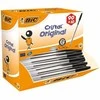 BIC Cristal Medium - Juodas,Transparent - Juodas - Stick ballpoint pen - Medium - 1 mm - 0.4 mm