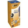 BIC M10 clic, Clip, Užsegamas ištraukiamas tušinukas, Mėlynas, 50 vnt., Vidutinis