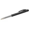 BIC M10 Clic Medium, Segtukas, Užsegamas ištraukiamas rutulinis rašiklis, Juoda, 50 vnt., Vidutinio dydžio