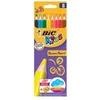 Bic Spalvoti pieštukai Supersoft, 8 spalvų rinkinys, su drožtuku