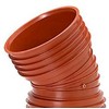30° alkūnė 450 mm - su 2 įvorėmis. Uponor Ultra PP