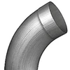 60 laipsnių alkūnė su įmova 87 mm, RHEINZINK CLASSIC WALZBLANK