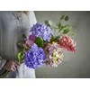 BLOOMINGVILLE Edge puokštė, violetinė, dirbtinės gėlės