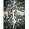 BLOOMINGVILLE Hisar ornamentas, baltas, stiklas
