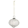 BLOOMINGVILLE Nadine Ornament, balta, stiklas