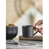 BLOOMINGVILLE Neri Espresso puodelis, juodas, akmens masės