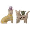 Bloomingville Set of 2 Mamie Cat Candlestick (82058194)