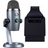 BLUE Mėlynas Mikrofonas „Mėlyna Yeti Nano USB Shadow Pilkas“ (988-000205) + Švytinti lempa