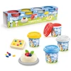 Bluey 3 Dough pots and Stamp Figurine