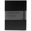 B.N.T 513010, Monochromatinis, Juoda, A4, 96 lapai, 80 g/m², Kietas viršelis