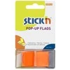 Stick N Find Plastikiniai žymekliai Stick´N 26010, 45x25mm, 50vnt., neoninės oranžinės spalvos, blisteryje