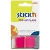 Stick N Find Plastikiniai žymekliai Stick´N 26010, 45x25mm, 50vnt., neoninės rožinės spalvos, blisteryje