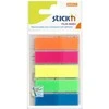 BNT Plastikiniai žymekliai Stick´N 21050, 45x12mm, 5 ryškios spalvos po 25vnt.