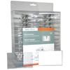 BNT Kongreso ženkleliai 57x91 mm su segtuku ir smeigtuku, balti