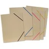BNTOFFICE Elastinis aplankas A4 formato, pagamintas iš natūralaus kartono, pagamintas iš 100 % natūralių spalvų perdirbto popieriaus, su 5 vnt. įvairių spalvų.