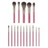 Boho beauty Rose Touch 16 vnt. makiažo šepetėlių rinkinys