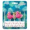 Boland Party Partners B.V. Flamingo ir ananasų torto žvakės