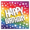 Boland Party Partners B.V. HAPPY BIRTHDAY servetėlės 20 vnt.
