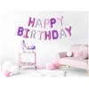 Boland Traciks PartyDeco Foliniai balionai "HAPPY BIRTHDAY" , violetiniai 35cm
