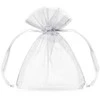 Boland Traciks PartyDeco Organzos maišelis, 10cm (10vnt), Spalva: Balta