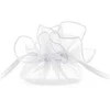 Party Deco PartyDeco Organzos maišelis, 25cm 10 vnt, Spalva: Balta