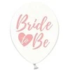 Boland Traciks Balionai gumos spalvos "Bride to Be" 30cm 6 vnt
