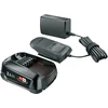 Bosch 1 600 A02 625, akumuliatoriaus ir kroviklio rinkinys, 2.5 Ah, 18 V, Bosch, Juodas, 2 A
