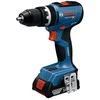 Bosch GSB 18V-65, Pistol grip drill, Key, Juodas, Mėlyna, 2100 RPM, 550 RPM, 2100 RPM - be akumuliatoriaus ir kroviklio