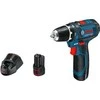 Bosch GSR 12V-15 akumuliatorinis gręžtuvas 2 x 20 Ah kartoninėje dėžutėje