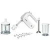 Plakiklis Bosch MFQ4080, Hand mixer, Sidabrinis, Baltas, 1.4 m, Mygtukai, 500 W, 220 - 240 V